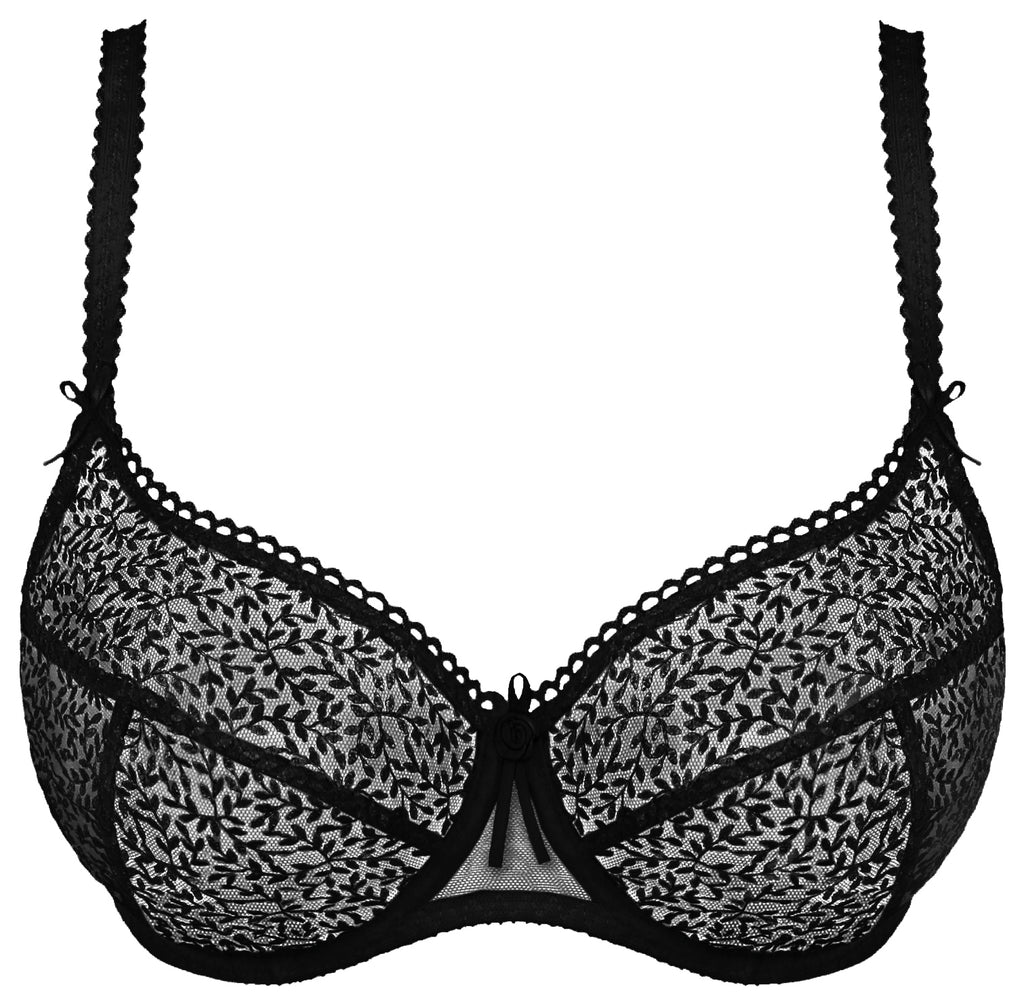 Empreinte Kate Noir Underwired Low-necked Bra