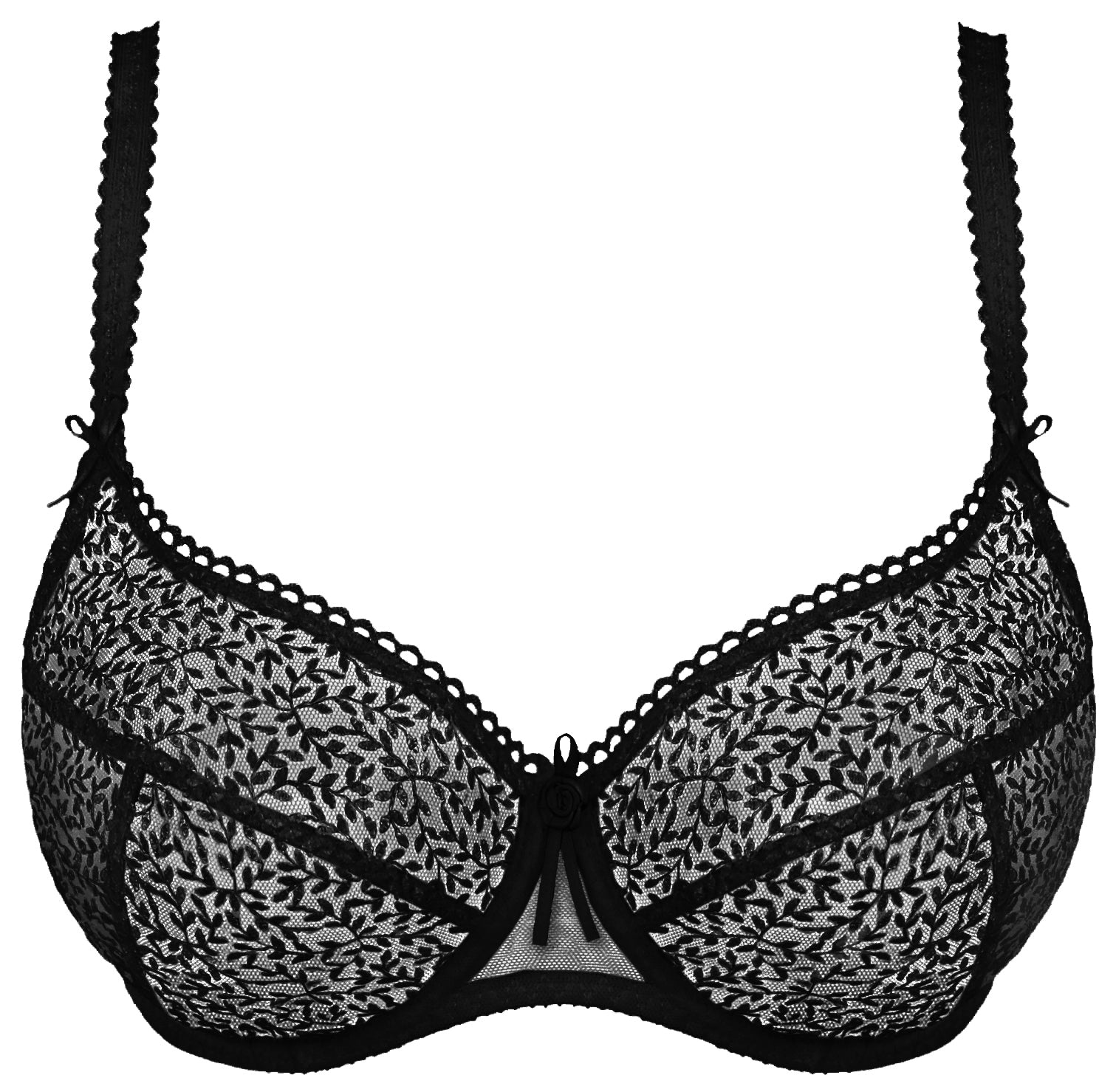 Empreinte Kate Noir Underwired Low-necked Bra