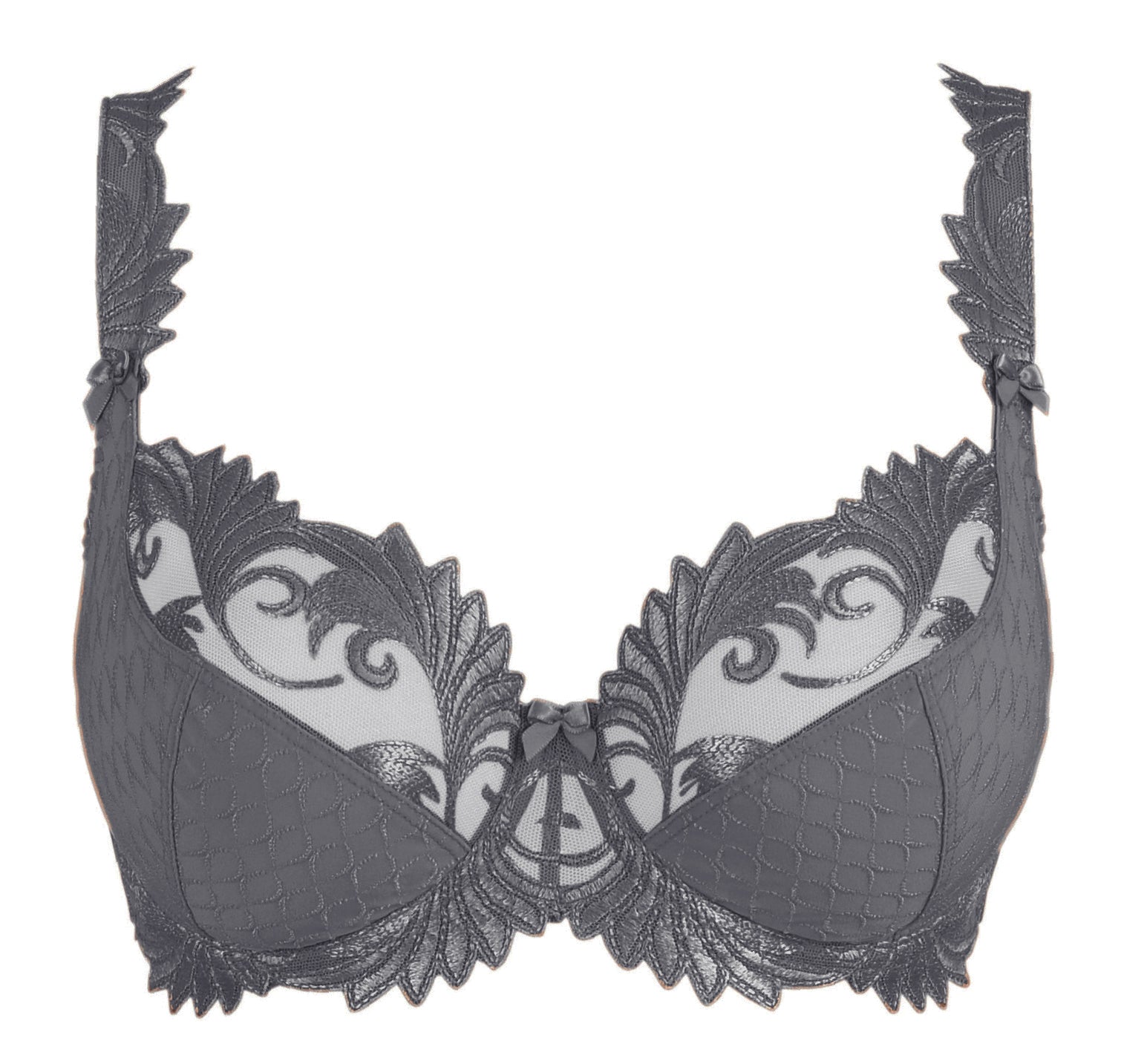 Empreinte Thalia Gris Celeste Underwired Low-necked Bra - 40E