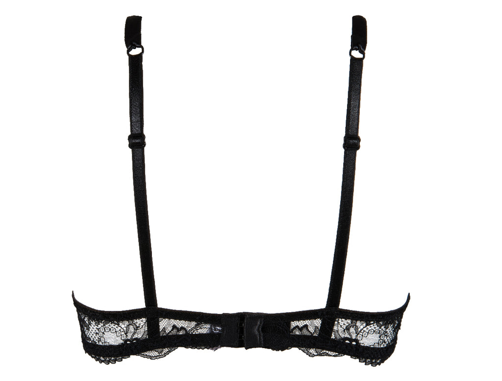 Lise Charmel Soir De Venise Noir Underwired Half Cup Bra