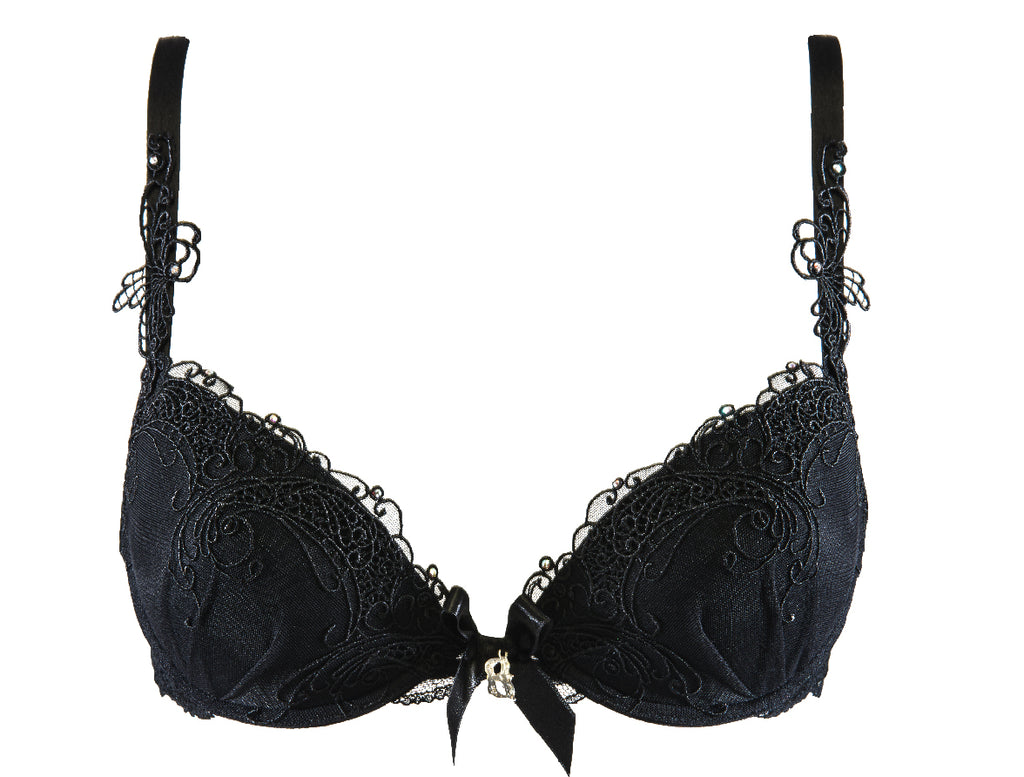 Lise Charmel Soir De Venise Noir Underwired Contour Half Cup Bra