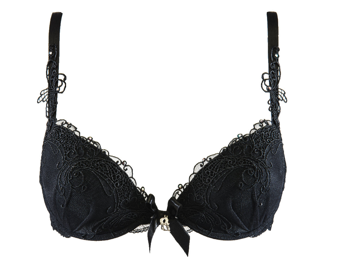 Lise Charmel Soir De Venise Noir Underwired Contour Half Cup Bra