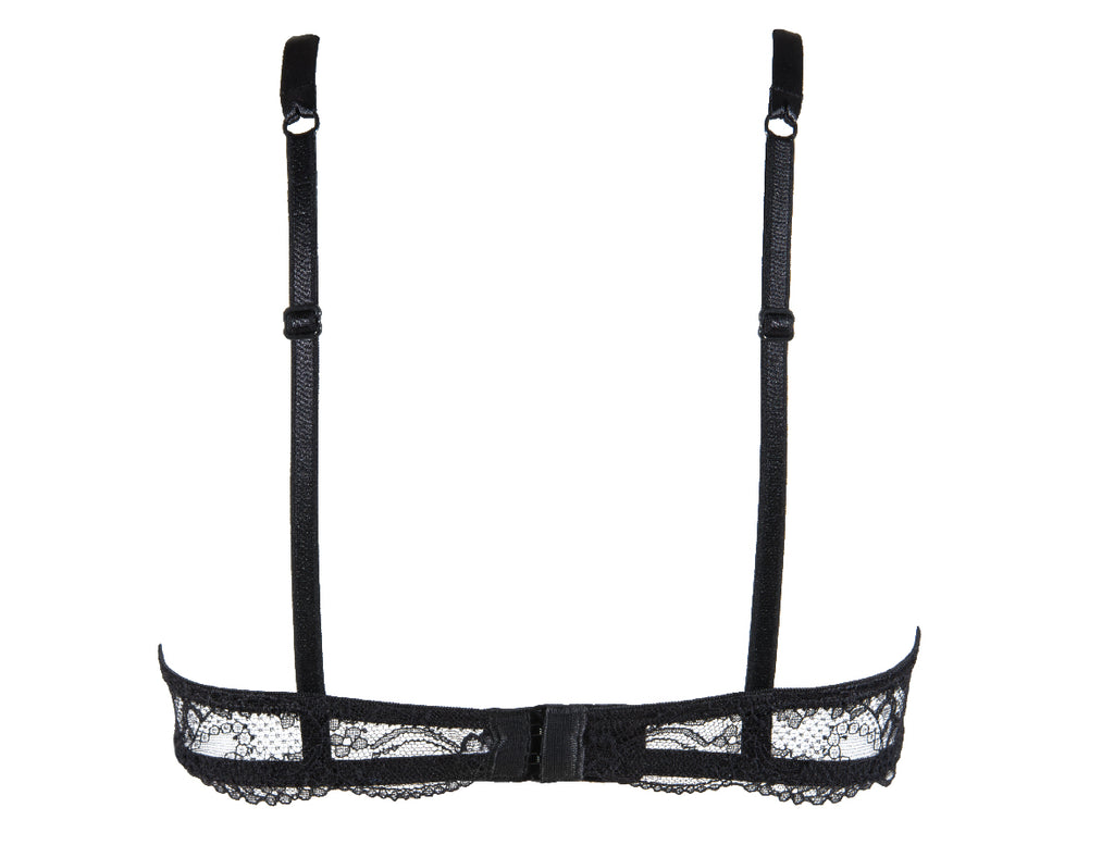 Lise Charmel Soir De Venise Noir Underwired Contour Half Cup Bra