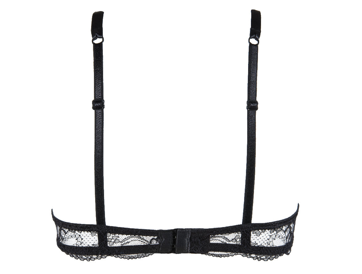 Lise Charmel Soir De Venise Noir Underwired Contour Half Cup Bra