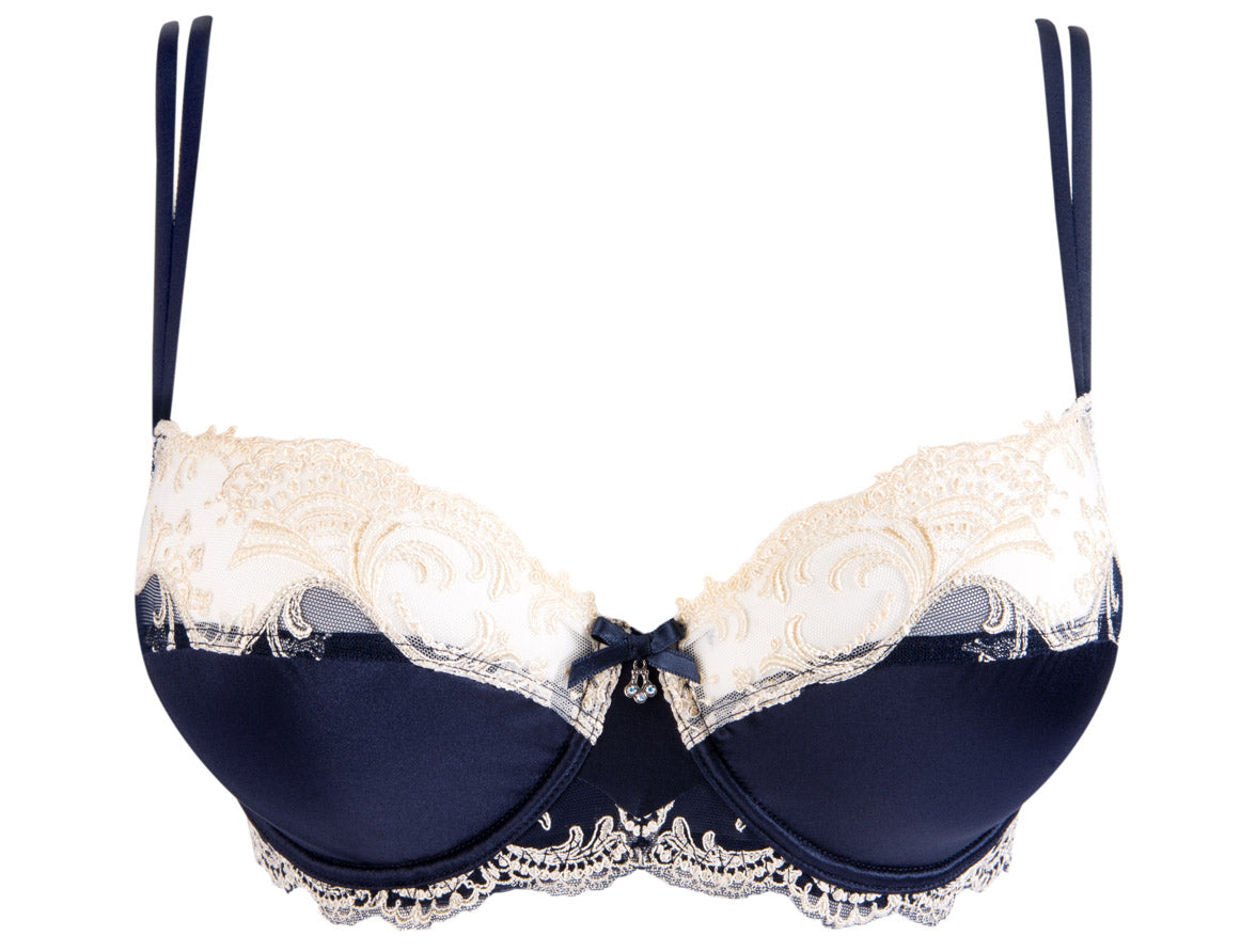 Lise Charmel Splendeur Soie Marine Underwired Half Cup Bra