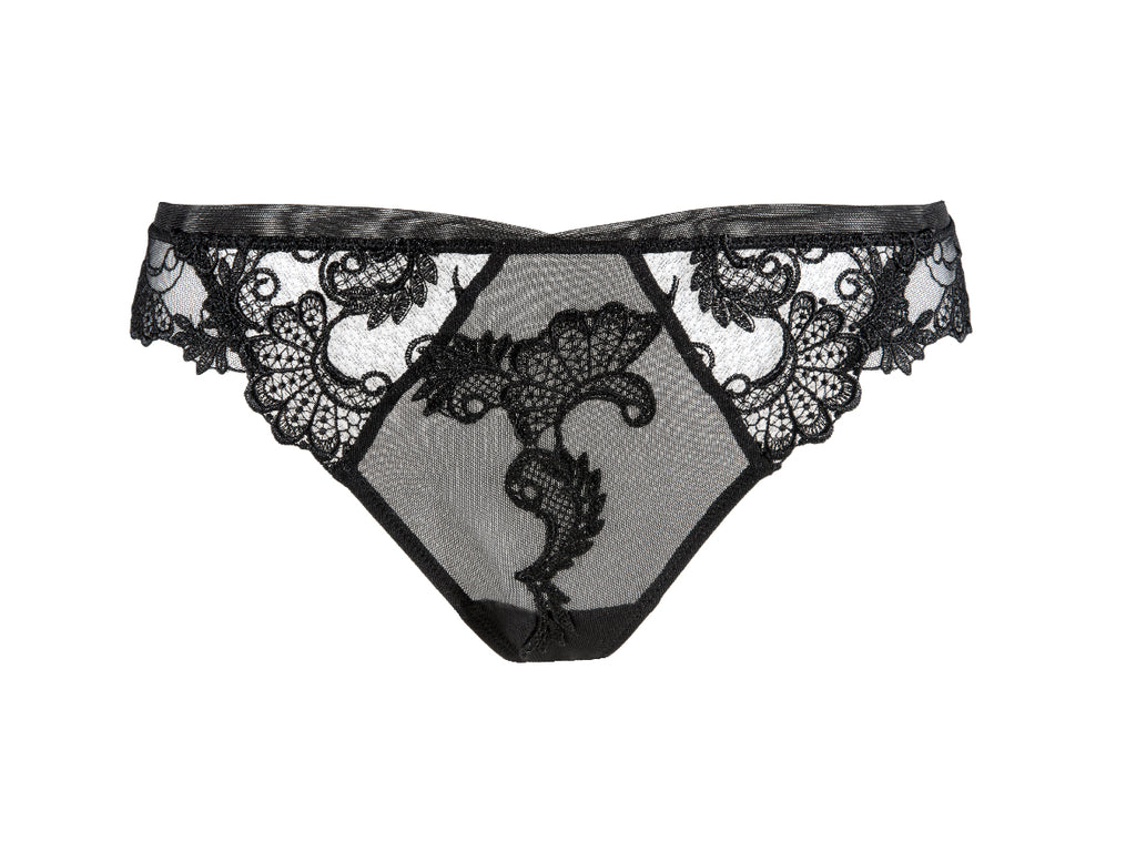 Lise Charmel Dressing Floral Noir Thong