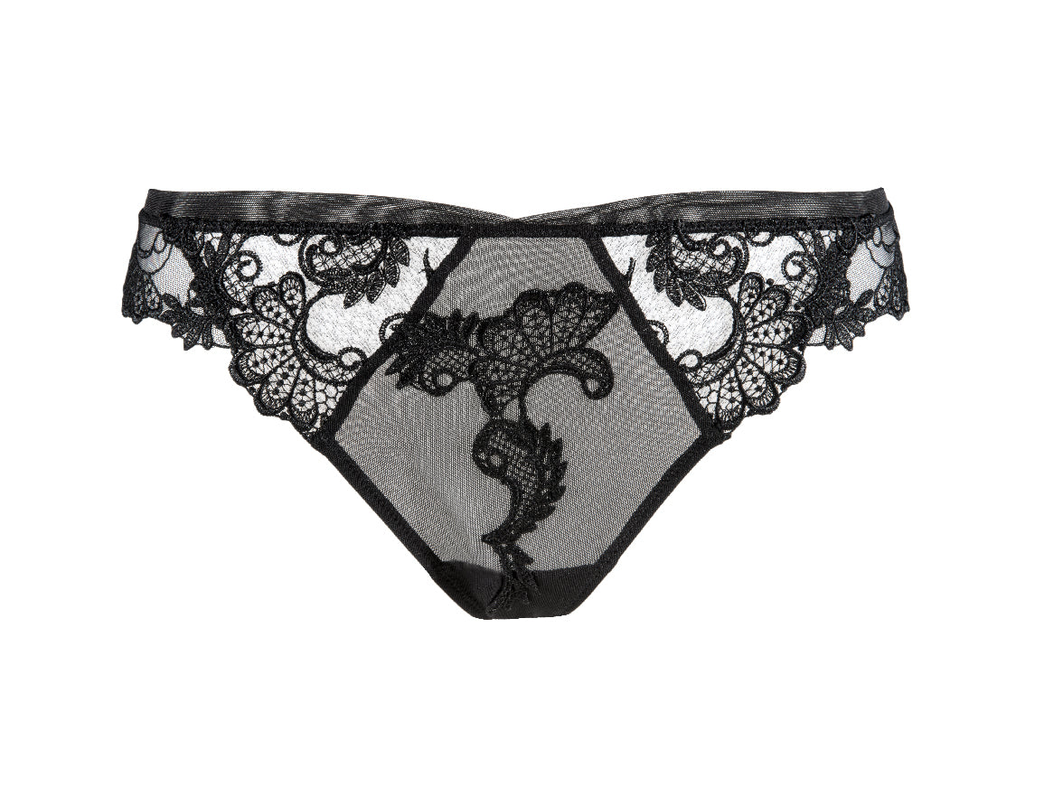 Lise Charmel Dressing Floral Noir Thong