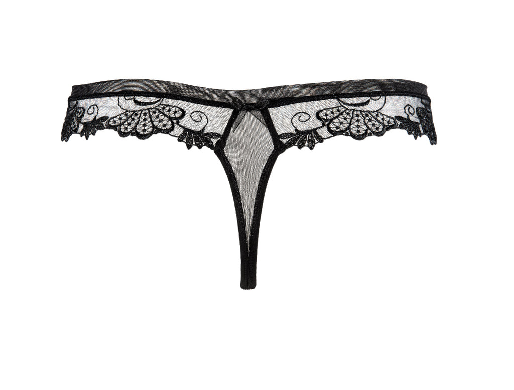 Lise Charmel Dressing Floral Noir Thong