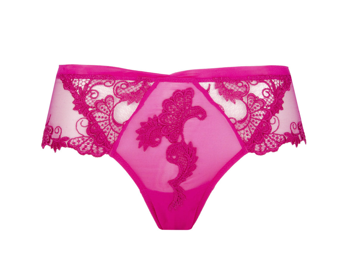 Lise Charmel Dressing Floral Magenta Shorty