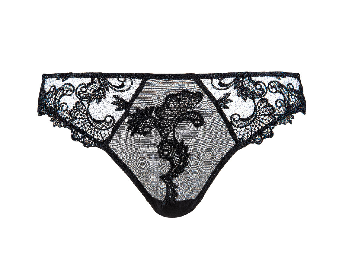Lise Charmel Dressing Floral Noir Italian Brief