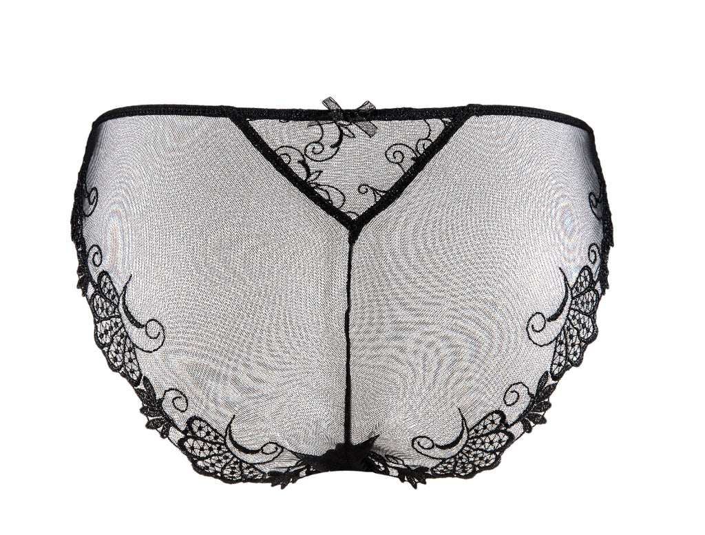 Lise Charmel Dressing Floral Noir Italian Brief