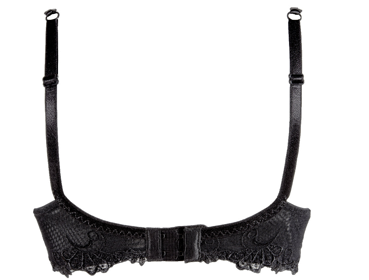 Lise Charmel Dressing Floral Noir Underwired Half Cup Bra
