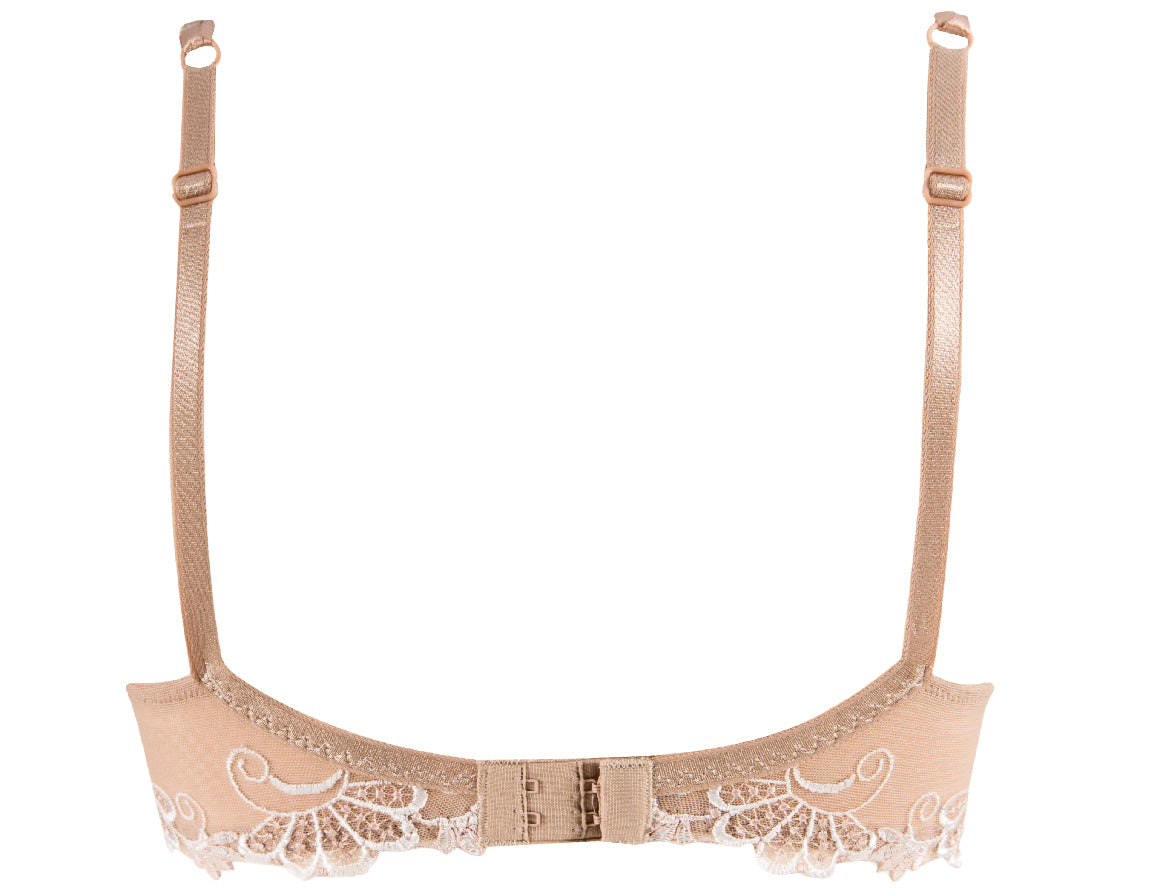 Lise Charmel Dressing Floral Ambre Nacre Underwired Half Cup Bra