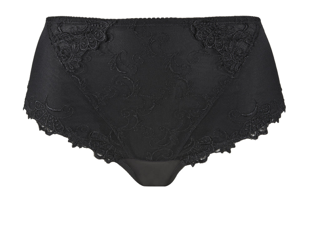 Lise Charmel Dressing Floral Noir Guipure High Waisted Brief