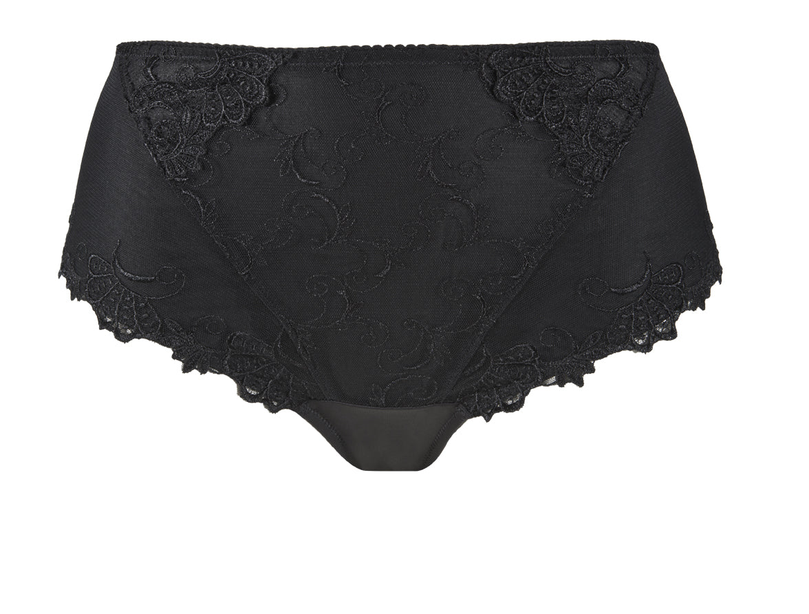 Lise Charmel Dressing Floral Noir Guipure High Waisted Brief
