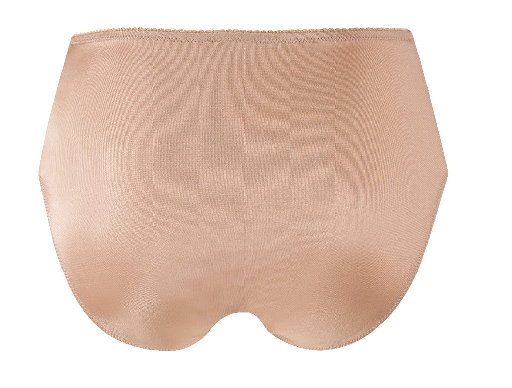 Lise Charmel Dressing Floral Ambre Nacre Guipure High Waisted Brief