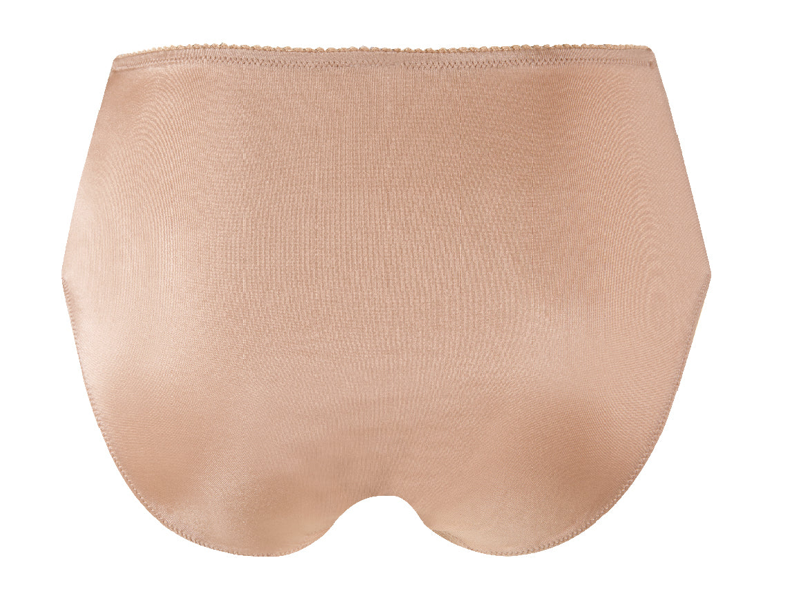 Lise Charmel Dressing Floral Ambre Nacre Guipure High Waisted Brief