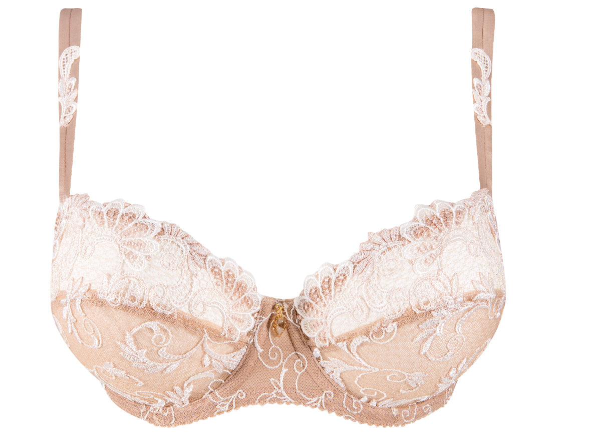 Lise Charmel Dressing Floral Ambre Nacre Underwired Full Cup Bra