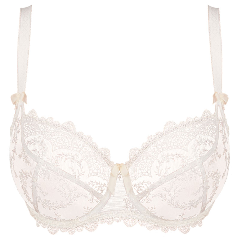 Underwired low-necked bra Empreinte Louise (Sequoia)