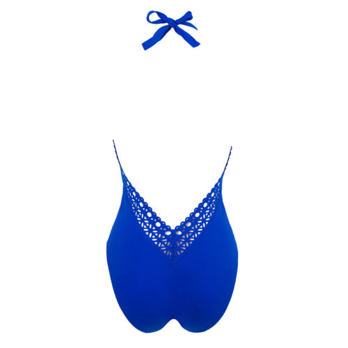 Ajourage Couture Swimsuit - Etrave Bleu