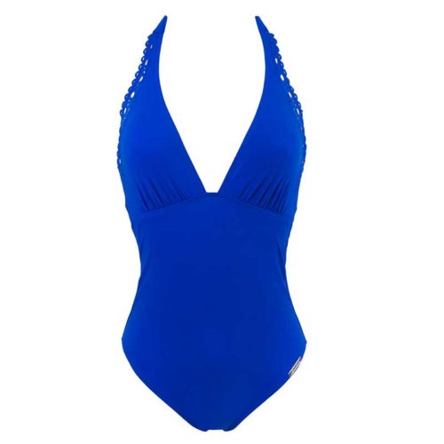 Ajourage Couture Swimsuit - Etrave Bleu
